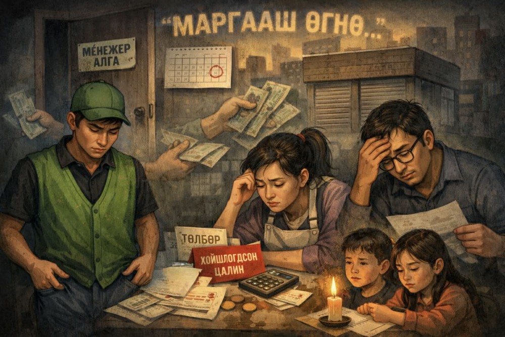 Цалингаа харуулдсан тарчиг өдрүүд